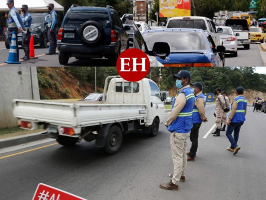 Intensos operativos en la capital durante el Feriado Morazánico 2021 (FOTOS)