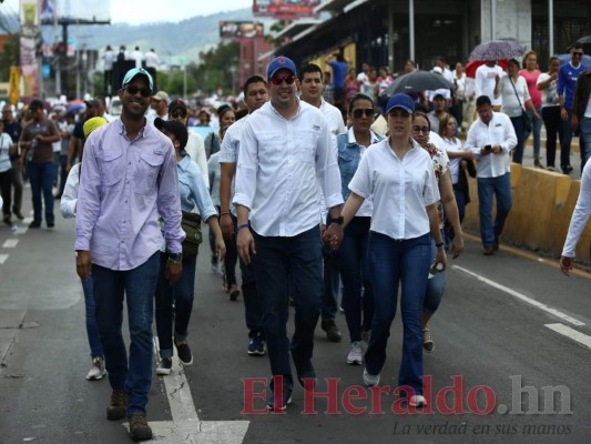 FOTOS: Así fue la Marcha por la paz en la capital de Honduras