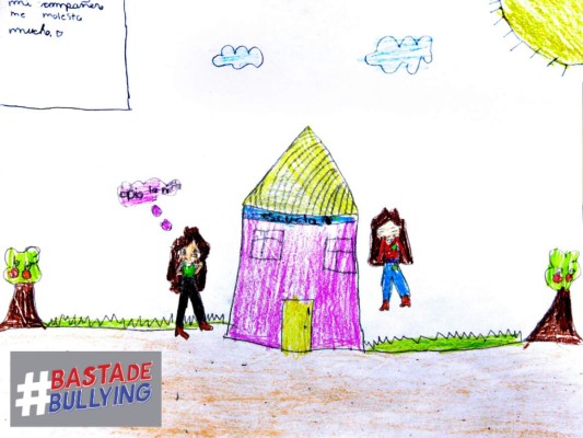 Niños narran con dibujos cómo son víctimas de bullying (FOTOS)