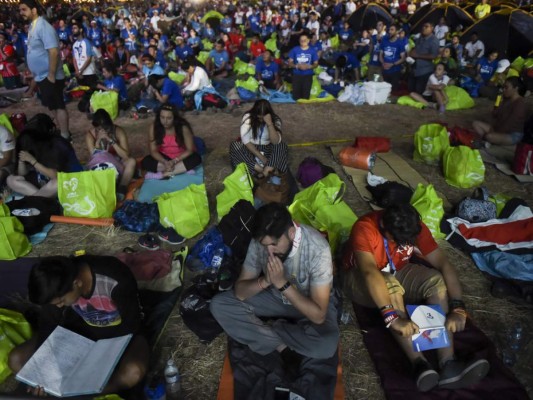 FOTOS: Así fue la multitudinaria vigilia en la Jornada Mundial de la Juventud en Panamá   