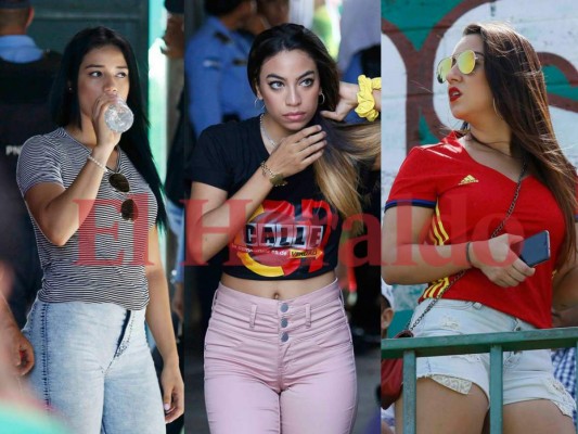 Las bellezas que asistieron al Yankel para ver el partido Marathón vs Olimpia