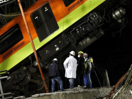 Impactante catástrofe en el metro de México en imágenes