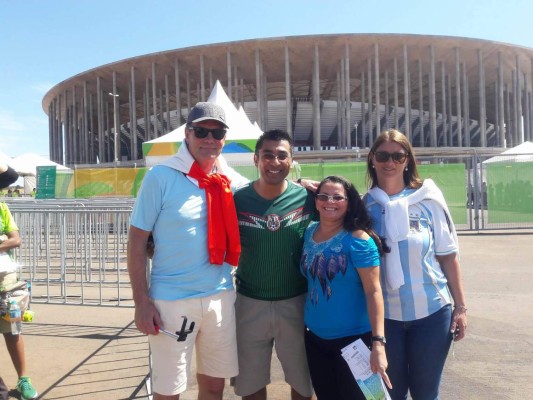 Honduras vs Argentina: así es el ambiente a las afueras del Mané Garrincha