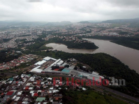 FOTOS: Así se ve desde lo alto la capital de Honduras tras golpe de Eta