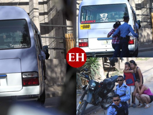 Dramáticas fotos del tiroteo que dejó dos muertos en bus rapidito