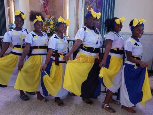 FOTOS: Pastoral Garífuna le rinde tributo a la Virgen de Suyapa en la Basílica Menor