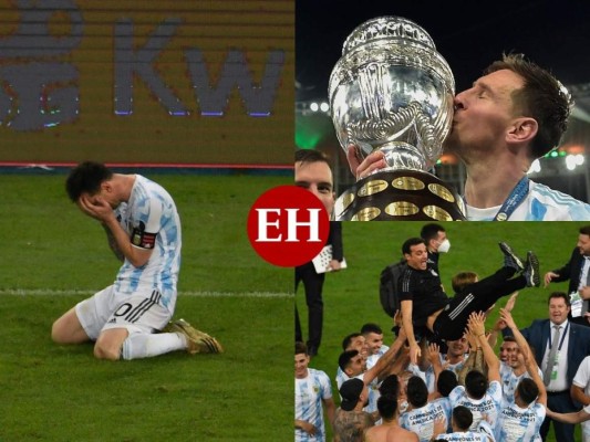 La euforia de Messi y la celebración de Argentina: la final de la Copa América en imágenes