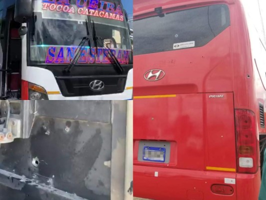 Fotos: Así quedó de tiroteado el bus interurbano atacado por delincuentes en Colón