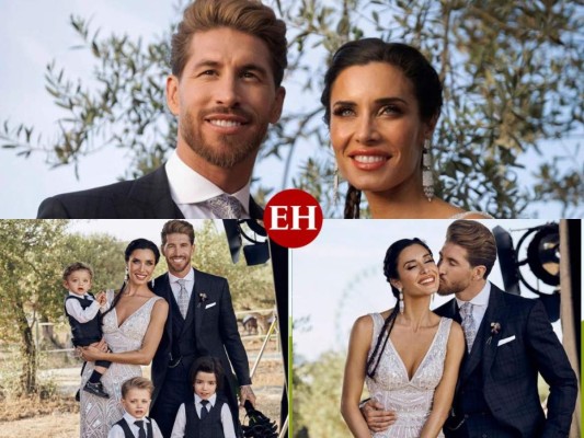 La espectacular boda de Sergio Ramos y Pilar Rubio en 10 fotos