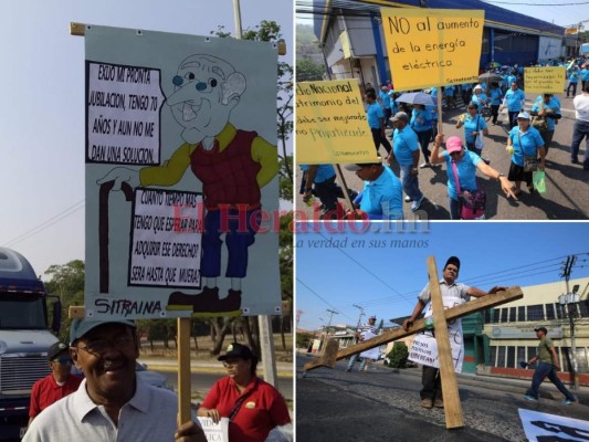 FOTOS: Las exigencias de los hondureños en el Día del Trabajador