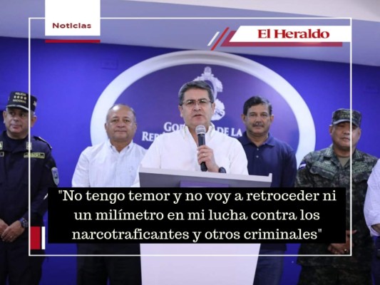 Así reaccionó JOH ante señalamientos de recibir dinero del narco para campaña