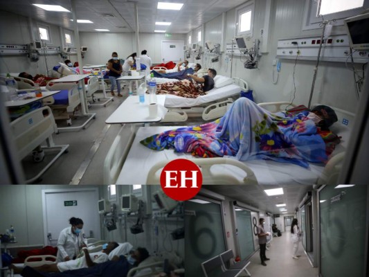 Fallas eléctricas, baños dañados y goteras: El mal estado de los vagones del módulo hospitalario de Choluteca (FOTOS)