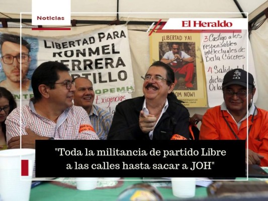 Las frases de la oposición de Honduras para exigir renuncia de JOH