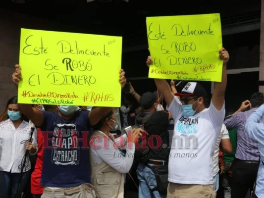 Marco Bográn se enfrentó a la justicia entre insultos, críticas y gritos (FOTOS)