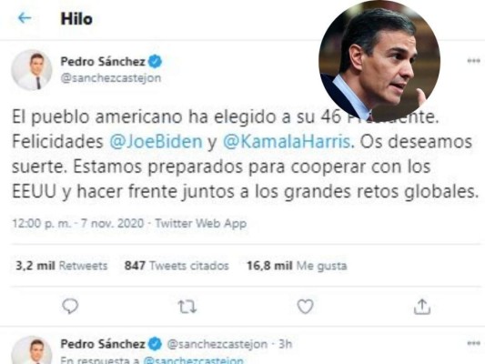 Dirigentes mundiales felicitan a Joe Biden tras ser electo presidente de EE UU