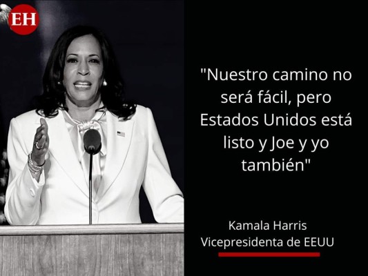 Las primeras frases de Kamala Harris como vicepresidenta Kamala Harris