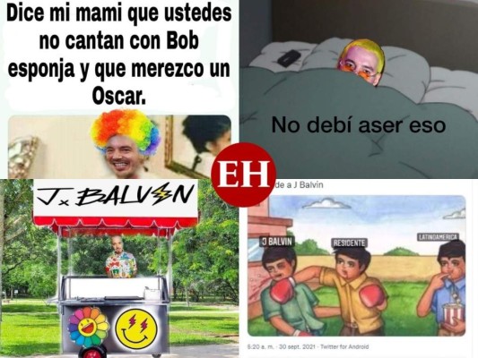 Avalancha de memes contra J Balvin tras mensaje de Residente por los Grammy