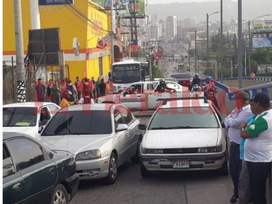 Así es el ambiente que deja el paro de transporte en Honduras