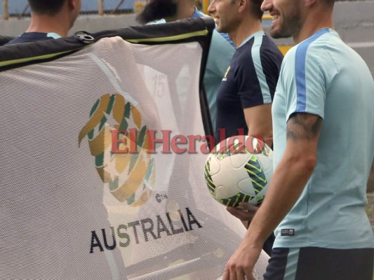 Así fue el primer entreno de Australia en territorio hondureño