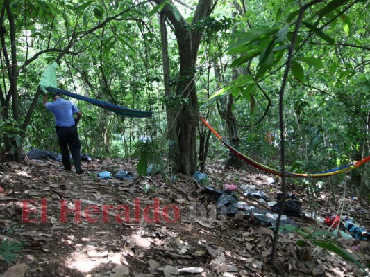 FOTOS: El campamento clandestino que tenía la Mara Salvatrucha en El Merendón