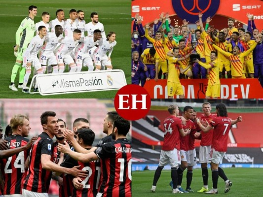 Estos son los grandes clubes europeos que formarán parte de la Superliga