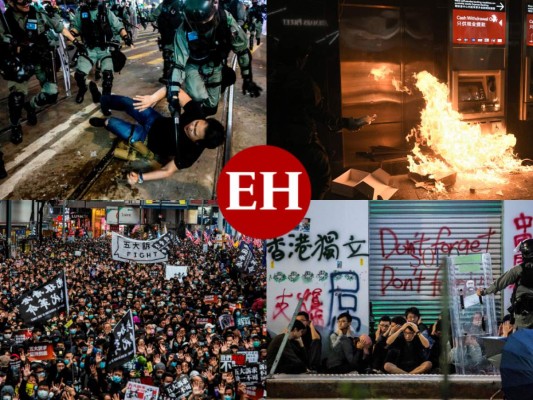 FOTOS: Hong Kong entra en 2020 con masivas y tensas manifestaciones   