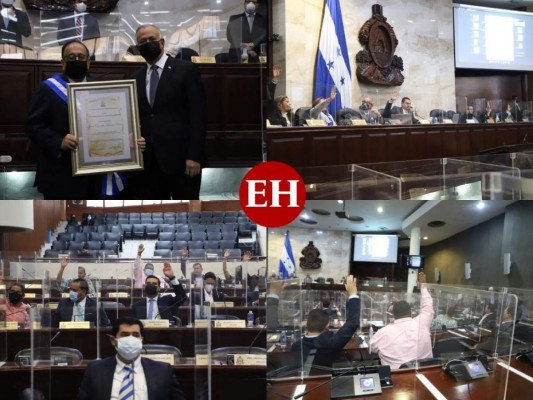 Con reconocimientos, aprobación de reformas y contratos se despidió el actual Congreso Nacional (Fotos)