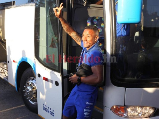 FOTOS: Así fue la llegada de Honduras al Estadio Nacional para enfrentar a Puerto Rico