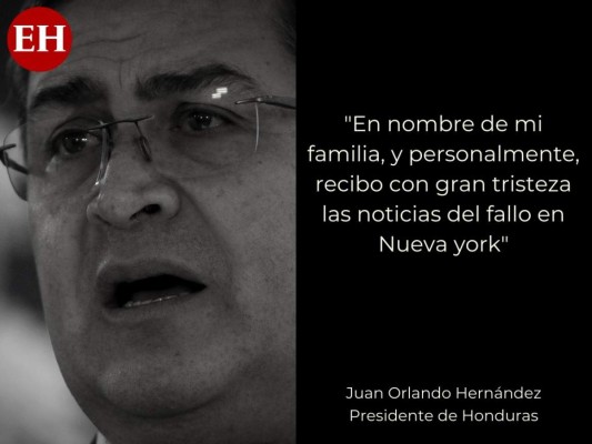 Frases de políticos tras que Tony Hernández fuese declarado culpable