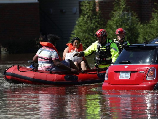 Las imágenes que muestran el desastre dejado por huracán Florence en las Carolinas