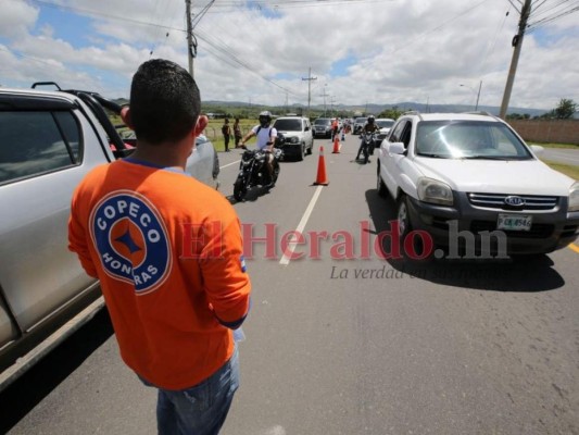 Caravanas vehiculares y operativos: capitalinos vuelven tras Feriado Morazánico