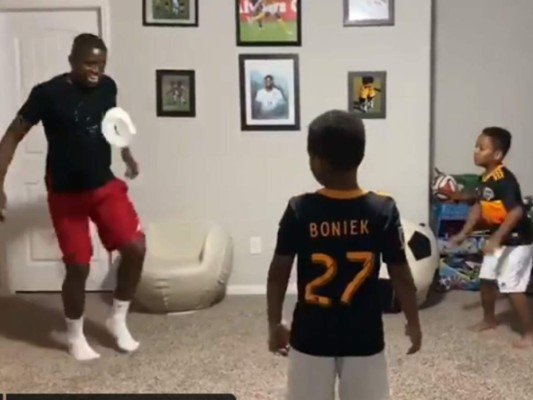 José y Jaden García siguen los pasos de su padre Boniek García en el Houston Dynamo (FOTOS)