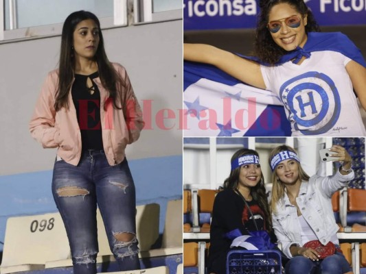 Las bellezas ponen un ambientazo en el Nacional para el Honduras vs Panamá