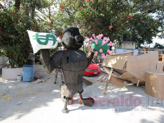 FOTOS: Los monigotes de Germania están listos para despedir un desastroso 2020