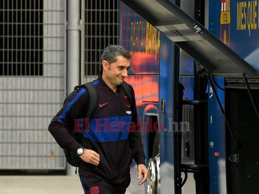 FOTOS: Totalmente custodiado el Camp Nou a pocas horas del clásico entre Barcelona y Real Madrid