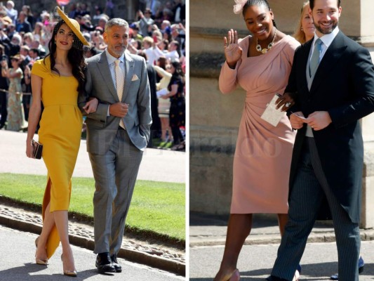 Los lujosos vestidos de los invitados a la boda real entre Harry y Meghan Markle