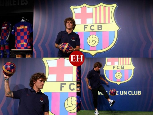 FOTOS: Así fue la presentación de Antoine Griezmann con el Barcelona