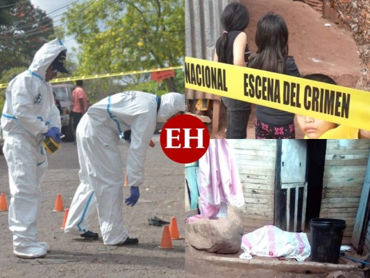 FOTOS: La escena del violento asesinato de una mujer en la capital