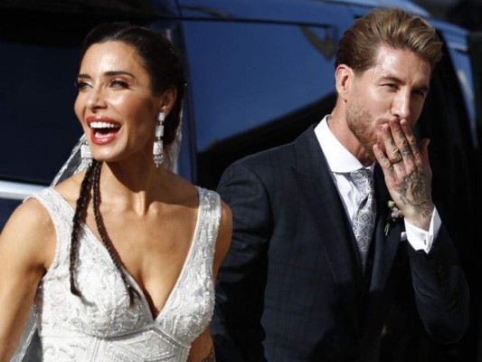 La espectacular boda de Sergio Ramos y Pilar Rubio en 10 fotos