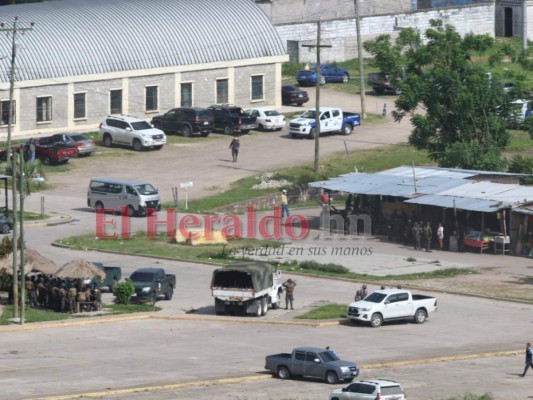 FOTOS: Fuerte presencia militar y policial en la Penitenciaría de Támara