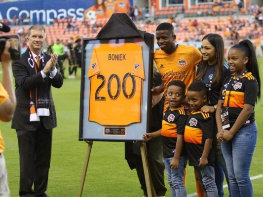 José y Jaden García siguen los pasos de su padre Boniek García en el Houston Dynamo (FOTOS)