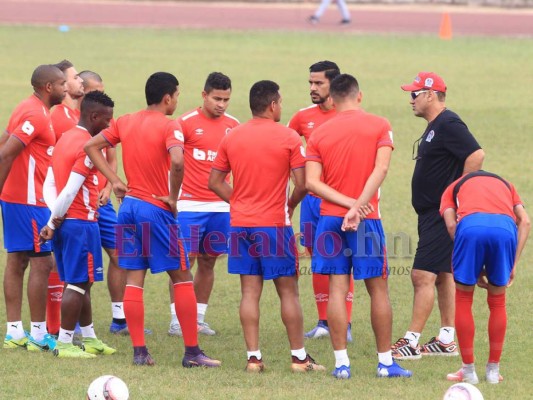 Pensando en Motagua, así entrenó Olimpia este martes en la Villa Olímpica de la capital