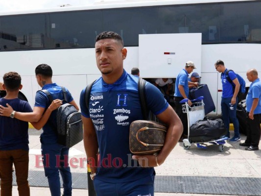 Selección de Honduras partió a Miami para jugar la Copa Oro