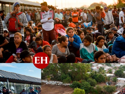 'Le pedimos a AMLO que nos abra las puertas', migrantes en puente fronterizo