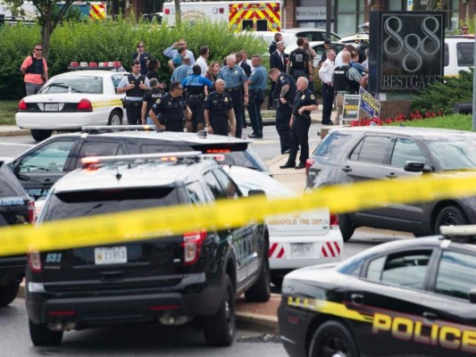 Las devastadoras fotos del tiroteo en The Capital Gazette, el diario de Maryland