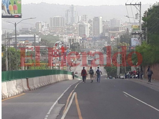 Así es el ambiente que deja el paro de transporte en Honduras