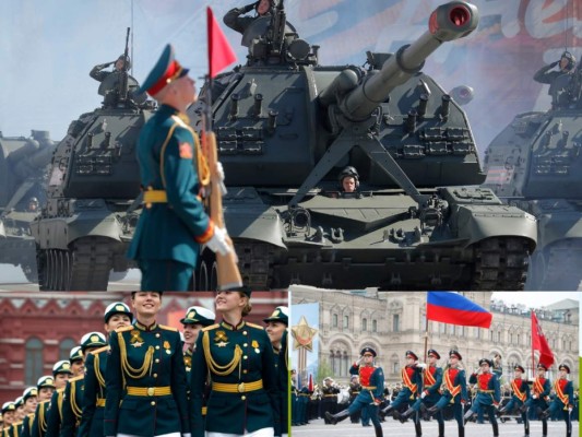 Rusia despliega poderío militar en el Día de la Victoria