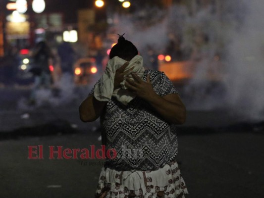 Las imágenes que dejaron las protestas del viernes en Honduras