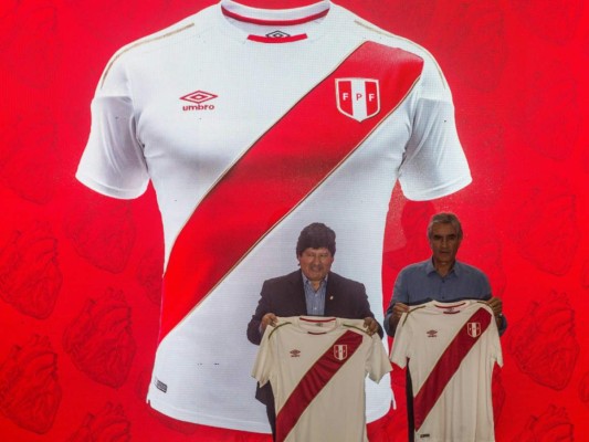 Así es la camisa que usará Perú en el Mundial de Rusia 2018