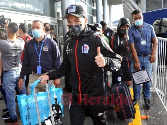 FOTOS: Así fue la llegada de Olimpia a Tegucigalpa tras su eliminación de la Concachampions